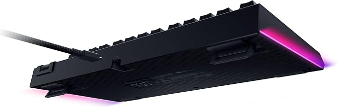 Razer BlackWidow V4 75% Mechanical Gaming Keyboard: Hot-Swappable Design - Compact &amp Durable - Orange Tactile Switches - Chroma RGB - MF Roller &amp Media Keys - Comfortable Wrist Rest - Black