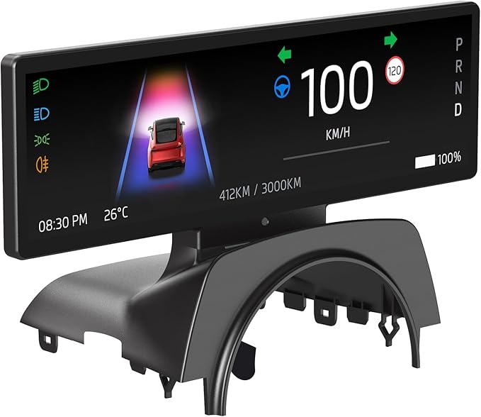 8.8 Smart LCD Display Original Instrumentation Data/Carplay/Video Inputs Exclusive to 2025 Model Y JuniperNavigationVoice Control