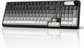 G98X Wireless Gaming Keyboard Tri-Mode 2.4GHz/USB-C/BT5.0 Silent Gaming Keyboard with Number Pad &amp Knob RGB Backlit Side Printed PBT Keycaps Computer Keyboards for PC Mac Laptop Gamer