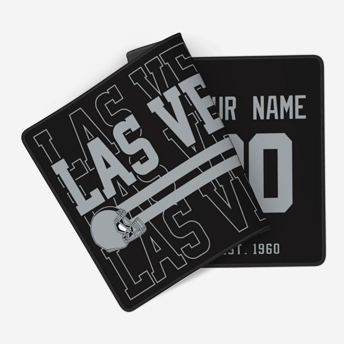 ANTKING Las Vegas Mouse Pad Custom Name and Number Desk Pad for Men Women Youth Gifts