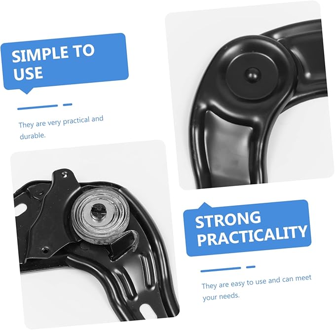 6 Pcs Black Game Chair Adjusters Professional Multi Angle Regulators Plastic Parts for Gaming and Office Chairs
