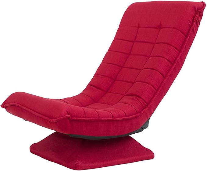 Swivel Floor Chairs for AdultsAdjustable 5-Position Folding Floor Gaming ChairComfy Back Support Padded Multipurpose Living Room Lazy Sofa for GamingReadingWatching TV