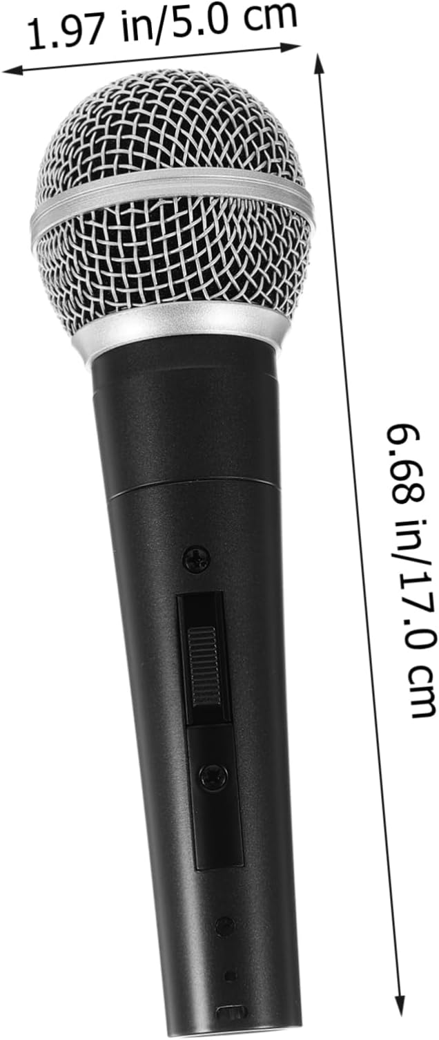 Toyvian Professional Ktv Microphone Stage Microphone Cable Clip for Singing Lightweight Design