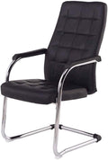 Office Chair Gaming Chair Computer Chair Leisure Meeting Computer Chair Home Office Chair Ergonomic Chair Comfortable Bow Leather Chair Staff Chair (Color : Svart)