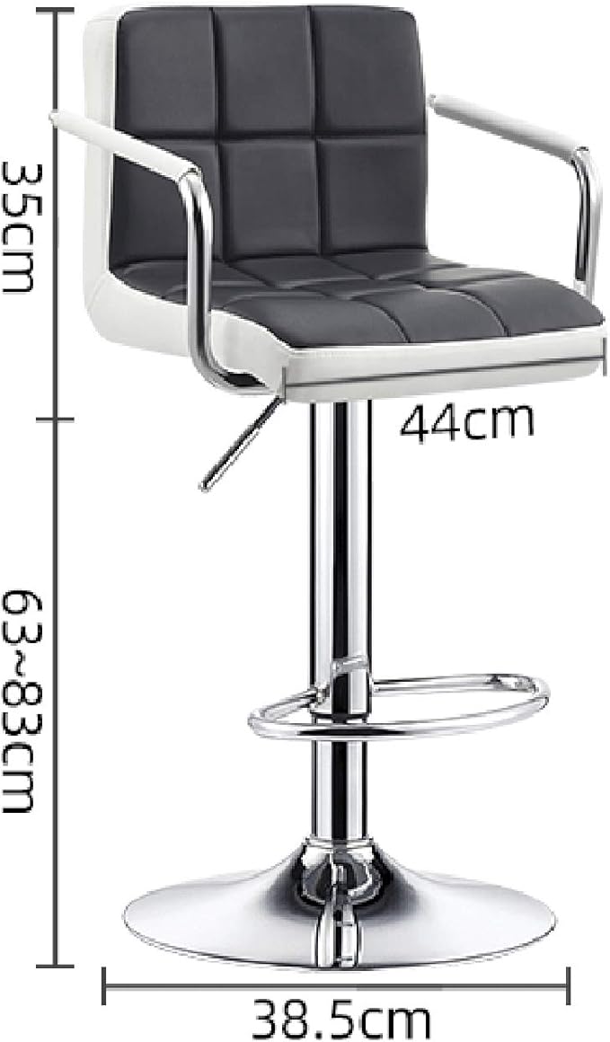 Mlaea Bank Hospital Work Chair Dining Bedroom Living Room Chair with Arm Support Multiple Colour Gaming Club Bar Chair 44 * 63-83CM(Color:#6)