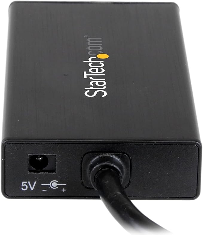 StarTech.com USB 3.0 Hub with Gigabit Ethernet Adapter - 5Gbps - 3 Port - NIC - USB Network / LAN Adapter - Windows &amp Mac Compatible  TAA (ST3300G3UA)