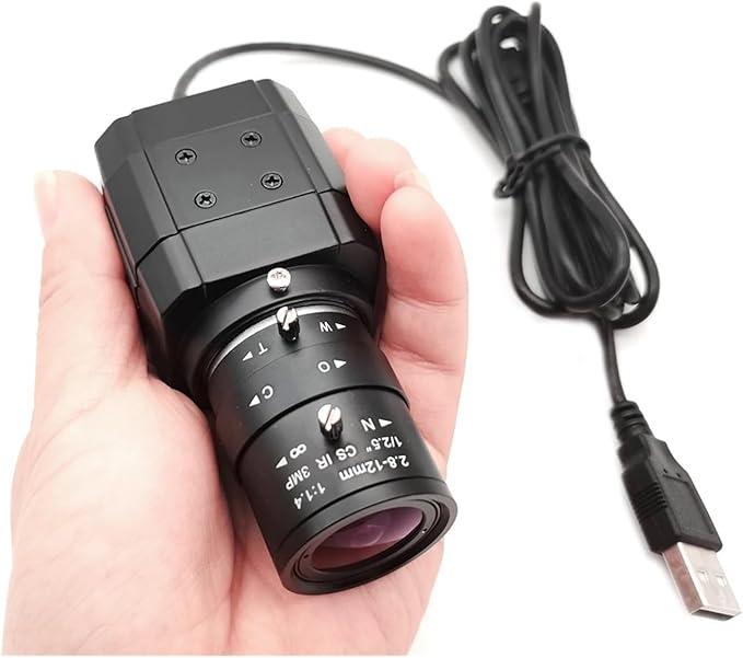 USB Webcam 4MP 2560x1440 HD Mini Webcam OTG UVC Plug and Play(2K With5-50mm)
