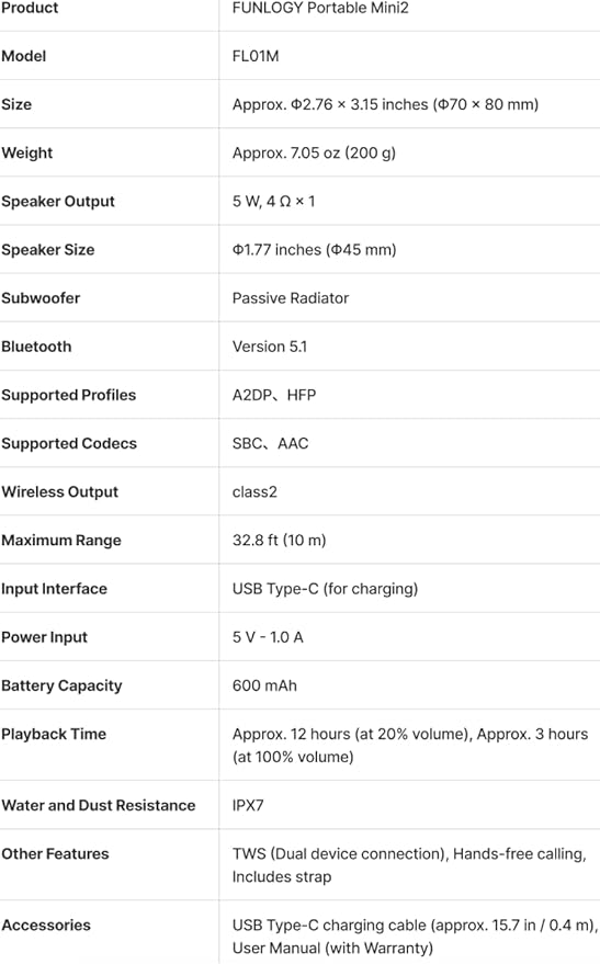 Portable Mini2 Bluetooth Speaker Wireless Portable Speaker with Deep Bass IPX7 Waterproof TWS Stereo Pairing Built-in Mic Small Speaker for Shower Outdoor Travel Red
