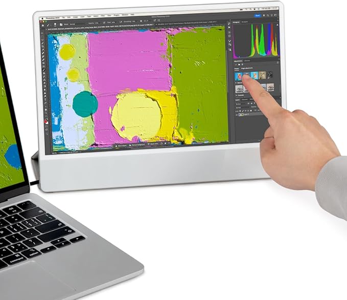 SOTSU UltraSlim 12.5 Gen2 Touch Screen | Ultra-Thin Lightweight Aluminum Design | FHD 1920x1080 IPS | 5W Power Efficient | Glass Cover | Compatible with Laptop Phone &amp DeX | Travel &amp Remote