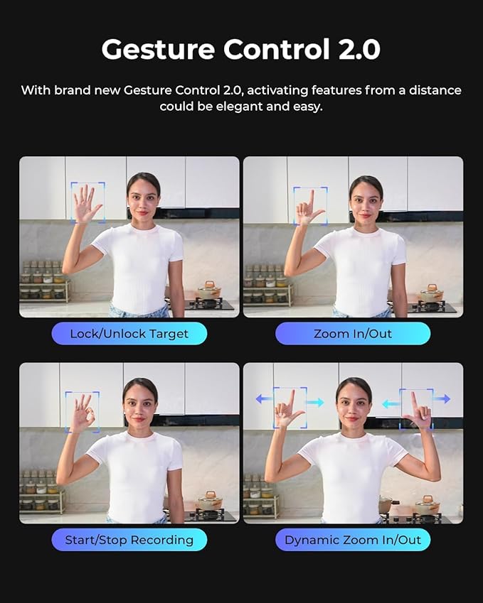 OBSBOT Tail Air with NDI Activated 4K Streaming Camera AI Tracking &amp Gesture Control PTZ Webcam for YouTube Twitch Church HDMI USB-C Wireless Unlimited Connect