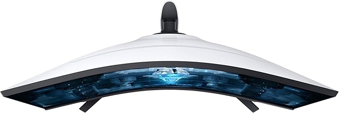 Samsung 32 Odyssey Neo G8 (G85NB) 4K UHD 240Hz 1ms G-Sync 1000R Curved Gaming Monitor Quantum HDR2000 AMD FreeSync Premium Pro Matte Display DisplayPort Black &amp White LS32BG852NNXGO