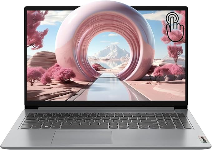Lenovo 2024 IdeaPad 1 Gen 7 Laptop 15.6 FHD Touchscreen Intel Core i3-1215U 16GB RAM 512GB SSD SD Card Reader HDMI Webcam Wi-Fi 6 Windows 11 Home Grey