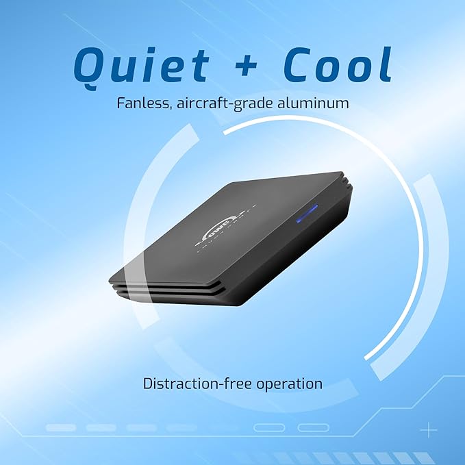 OWC 2TB Envoy Pro FX Portable Rugged External NVMe M.2 SSD Drive Thunderbolt 3 USB3.2 USB-C up to 2800MB/s speeds Drop/Shock Resistant Compatible with Mac and PC