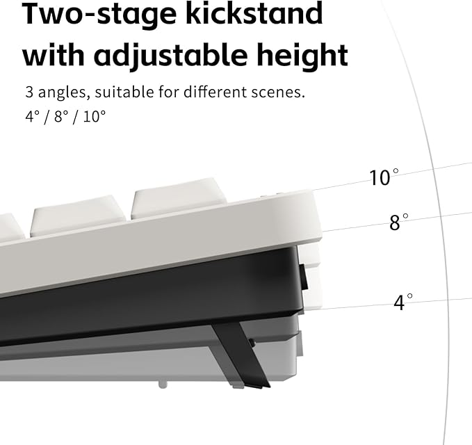 nuphy Node100 Wireless Mechanical Keyboard Hot Swappable Custom Low Profile Keyboard 103 Keys Computer Gaming Keyboards Supports Touch Gestures PBT Keycaps RGB Backlit Bluetooth/2.4GHz/USB-C