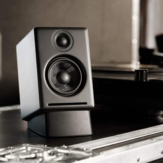Audioengine A2 Black Computer Speakers with S6 Subwoofer and DS1 Stands
