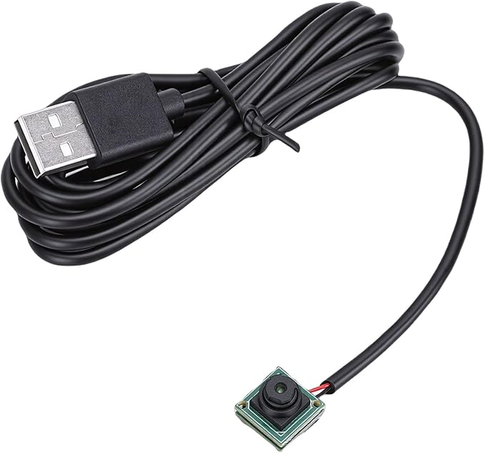 Zyyini USB Camera 2MP FHD 1080P Webcam with 180 Degree Wide Angle Lens and Low Light Sensitivity for Wins for for Video Calls Streaming Online School