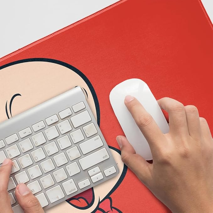 Looney Tunes Porky Pig Large Gaming Mouse Pad Desk Mat with Stitched Edges Non-Slip Base for Gamer Home and Office 31.5 x 15.7