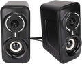 USB Speaker Desktop Computer Wired Speaker Game RGB Luminous Subwoofer Box Speaker for Laptops Video Cameras Monitors and TVs