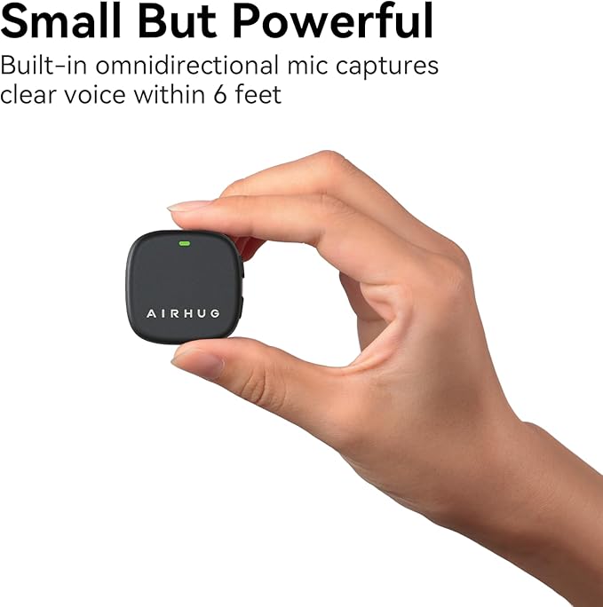 AIRHUG 3 in 1 1080P Webcam with Conference USB Microphone