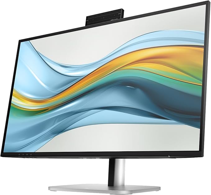 HP Series 5 Pro 27 QHD IPS Monitor with 5ms Response Time Anti Glare Flicker Free 350 Brightness Nits VESA Mount (100mm) Displayport HDMI &amp Dockztorm USB Port Expander Black/Silver
