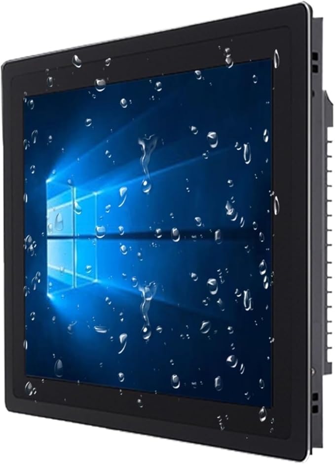 1pc 10.4 Inch Industrial Monitor Fully Enclosed Embedded Wall-Mounted for Computer Display with Capacitive Touch Screen HDMI VGA(10.4 inch HDMI VGA)