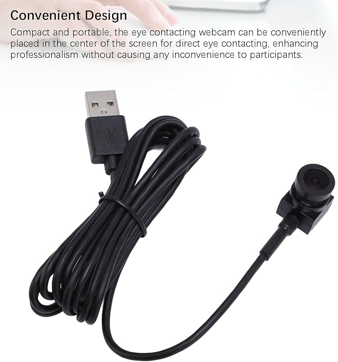Yunir Center CamMiddle Webcam for PC1080p Plug and PlayCompact USB Center Cam with MicrophoneMiddle Screen Webcam for Laptop and DesktopHome Video Conferences