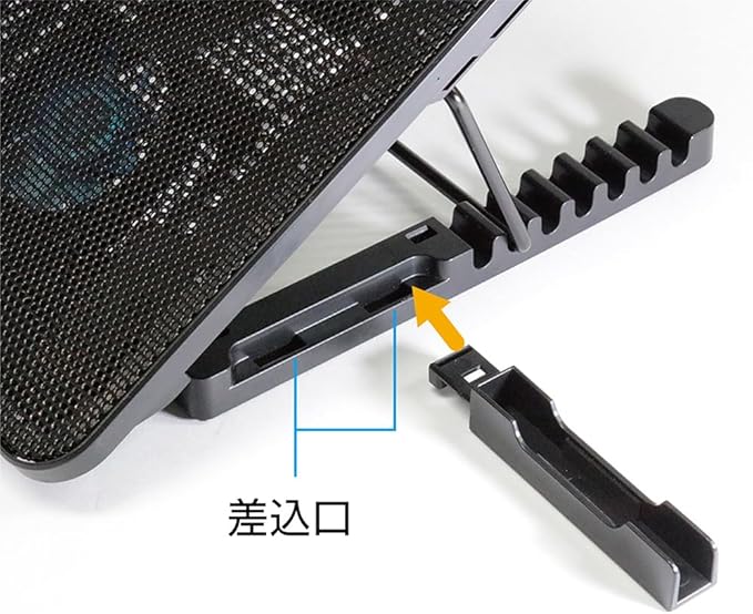 MCO Z4237 Laptop Cooler 2-Way 6Fan All-Over Cooling Type