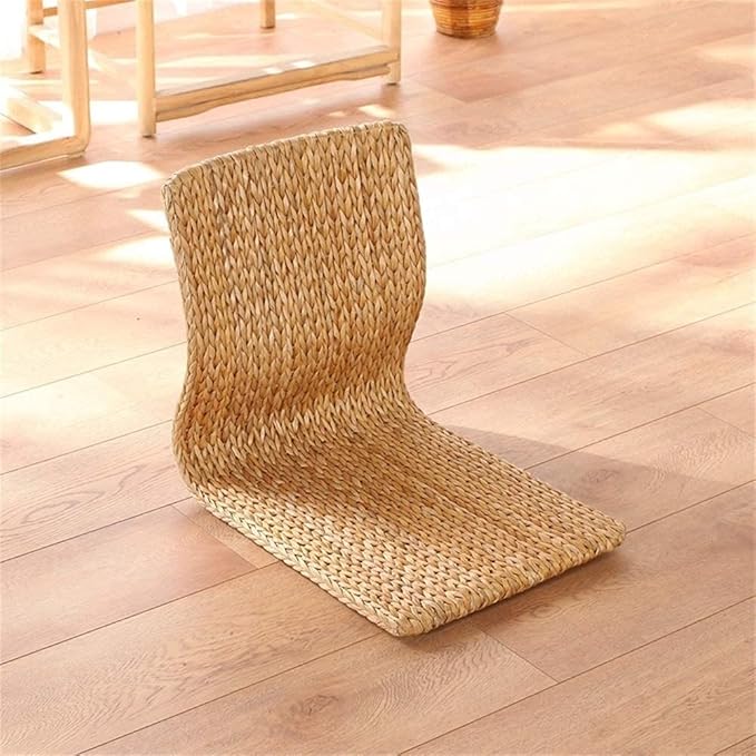 Tables Bay Window Stool Backrest Lazy Sofa Chair Floor Chair Bedroom Dormitory Bed with Legless Japanese Gaming Chair (Color : #4)