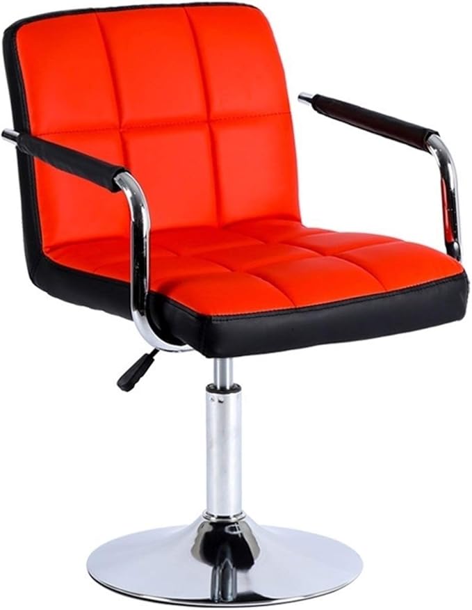 Mlaea Home Office Desk Chair Computer Racing Gaming Chair with Adjustable Height TV Station Lounge Laboratory Chair 44 * 44-54CM(Color:#2)