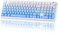 EPOMAKER X Aula F99 PRO Wireless Gaming Keyboard with 8000mAh Battery Hot Swappable Creamy Keyboard 2.4GHz/Type-C/BT5.0 NKRO RGB Backlit for Win/Mac/Gaming (Blue Gradient)