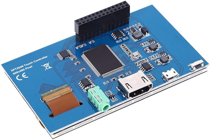 4 inch LCD Display DC 5V IPS HD Display Screen HDMI Display 4-Inch Screen Resistive Touch for Raspberry Pi