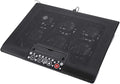 Laptop Cooler USB 6 Fans Cooling Pad Base with Blue LEDs Angle Mounts Stand with Ergonomic Design Super Quiet and Wind Speed