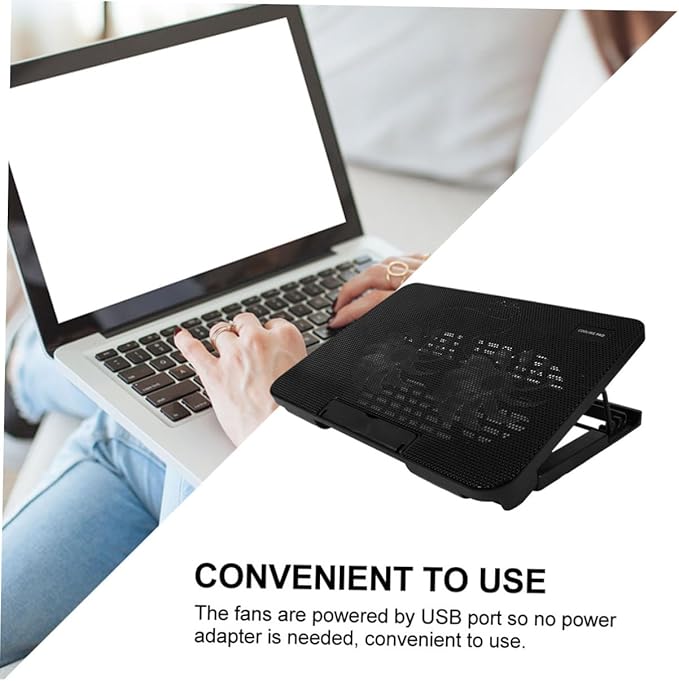 Energy-Saving Laptop Radiator 14-15.6 Inches Cooling Pad 2 Fans Notebook Cooler Fan