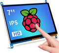 Raspberry Pi Screen 7inch Monitor IPS 1024x600 HDMI Capacative 7'' Touch Screen Monitors Compatible with 3B+/3/2 B/B+/ Banana Pi Windows10/8.1/8/7 Driver Free 5-Point Raspberry pi Display