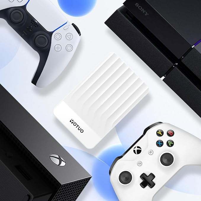 Portable External Hard Drive Storage Expansion Mobile HDD USB 3.0 for PC Mac Desktop Laptop PS4 PS5 Xbox One X/S Xbox 360 Xbox Series X/S Office &amp Game (White 750GB)