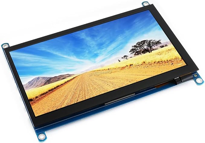 7inch Capacitive Touch Screen LCD for Raspberry Pi 5 4 3/Jetson Nano/PC Windows/Game Console 1024×600 Resolution HDMI IPS for Windows 11/10 / 8.1/8 / 7 (7inch HDMI LCD (H))