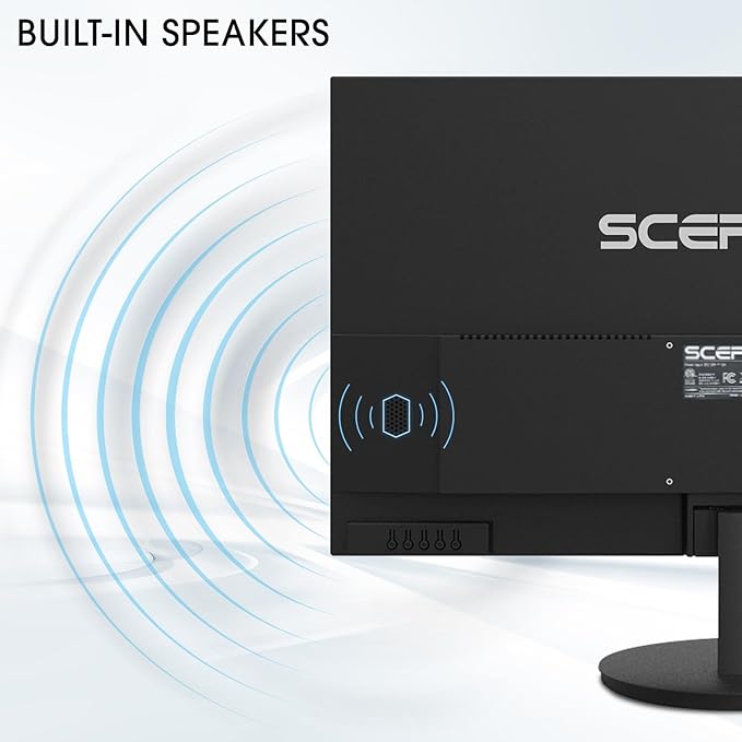 Sceptre E275W-1920 27 FHD 1080p 75Hz Monitor HDMI VGA Build-In Speakers Metal Black