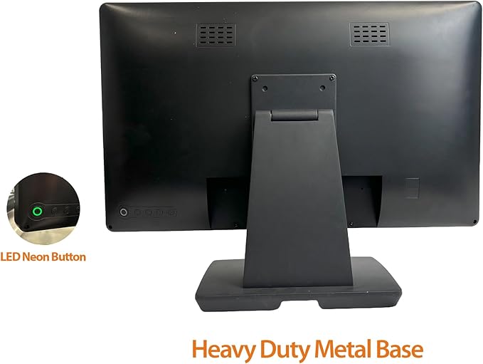 22-inch (21.5” Viewable) Capacitive LED 10 Point Multi-Touch HDMI VGA Monitor with 16:9 Display 1080p True Flat Seamless Design Touchscreen Great for Office POS Retail Restaurant