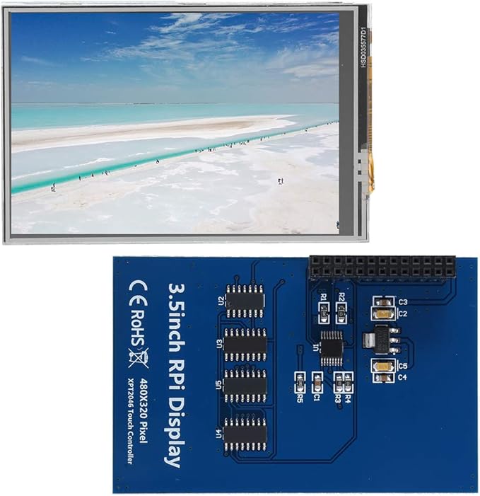 3.5 Inch  480x320 LCD Mini Display Module Monitor with Pen for 3B+ 4B