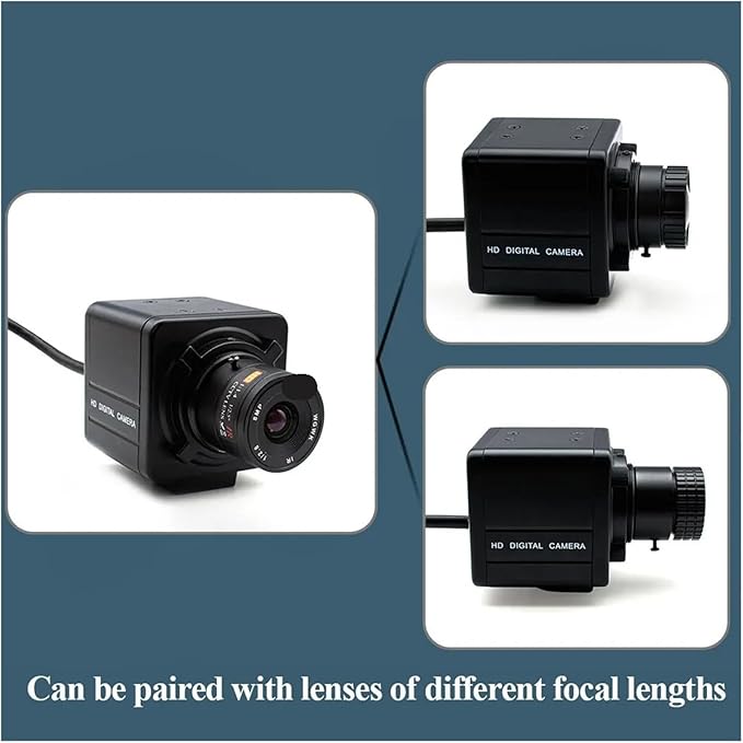Mini Camera 3 4 5 8MP CMOS Security POE H265 with 8mm Fixed CS Lens P2P IP POE48V Industrial Camera
