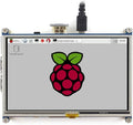 waveshare TOP1 5 inch Resistive Touch Screen LCD 800×480 Pixels HDMI Display Port 5 TFT LCD Panel Monitor Supports Raspberry Pi 4B/3B+/3A+/3B SPI Touch Port
