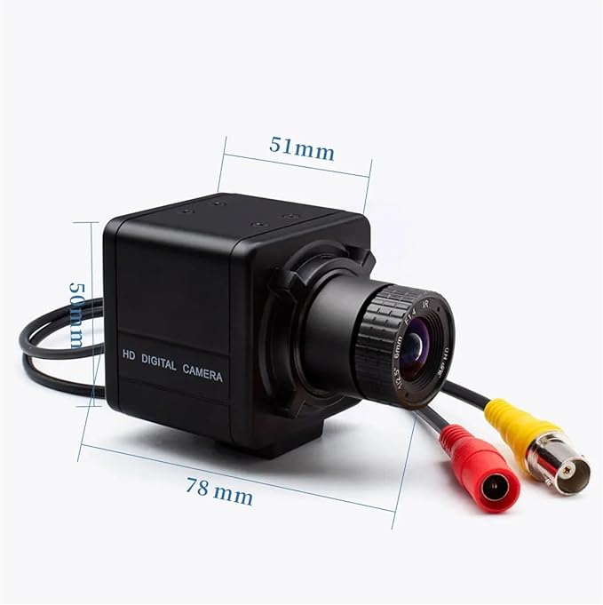 5MP AHD Digital All Full HD Camera 1 6mm F1 CS Mount Lens Metal Security Industrial Video Mini Analog Camera