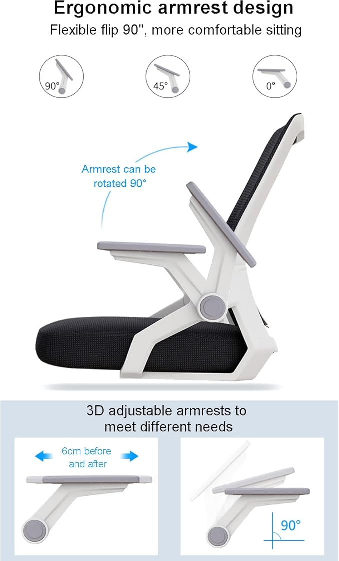 Office Chair Gaming Chair Computer Chair Comfortable Computer Desk Chair with WheelsErgonomic Office Chairs Mesh Swivel ChairReclining Task Chair Executive Gaming Chair for Heavy People(60
