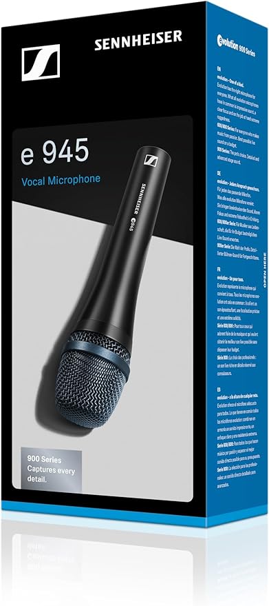 SENNHEISER Professional E 945 Dynamic Super-Cardioid Vocal Microphoneblack