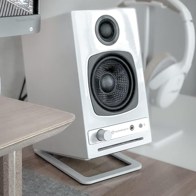 Audioengine A2 HD Computer Speakers with Subwoofer and DS1M Stands