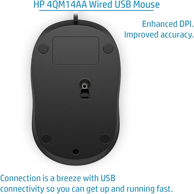 HP 1000 Wired Mouse (4QM14AA)