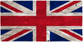 Rustic Distressed United Kingdom British Flag Large Gaming Mouse Pad Desk Mat with Stitched Edges Non-Slip Base