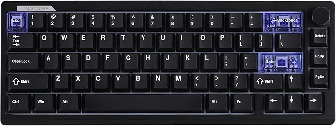 EPOMAKER Magcore65 Lite Wireless Analog Keyboard DKS &amp SOCD 8K Polling Inductive Switch PC &amp PBT Keycap Hot-Swap RGB 2.4G/BT 65% Layout Gaming Keyboard
