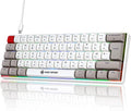 LexonElec 60% Mechanical Gaming Keyboard Blue Switches RGB Backlit Compact Mechanical Keyboard PBT Dye-Sub XDA Keycaps 62-Key Anti-Ghosting Mini Keyboard for Win/Mac/PS4/PC
