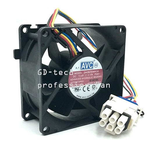 Fan for AVC 8038 13.6V 2.3W 2312rpm DAZB0838RCM-PG01 Full Waterproof Desktop Laptop